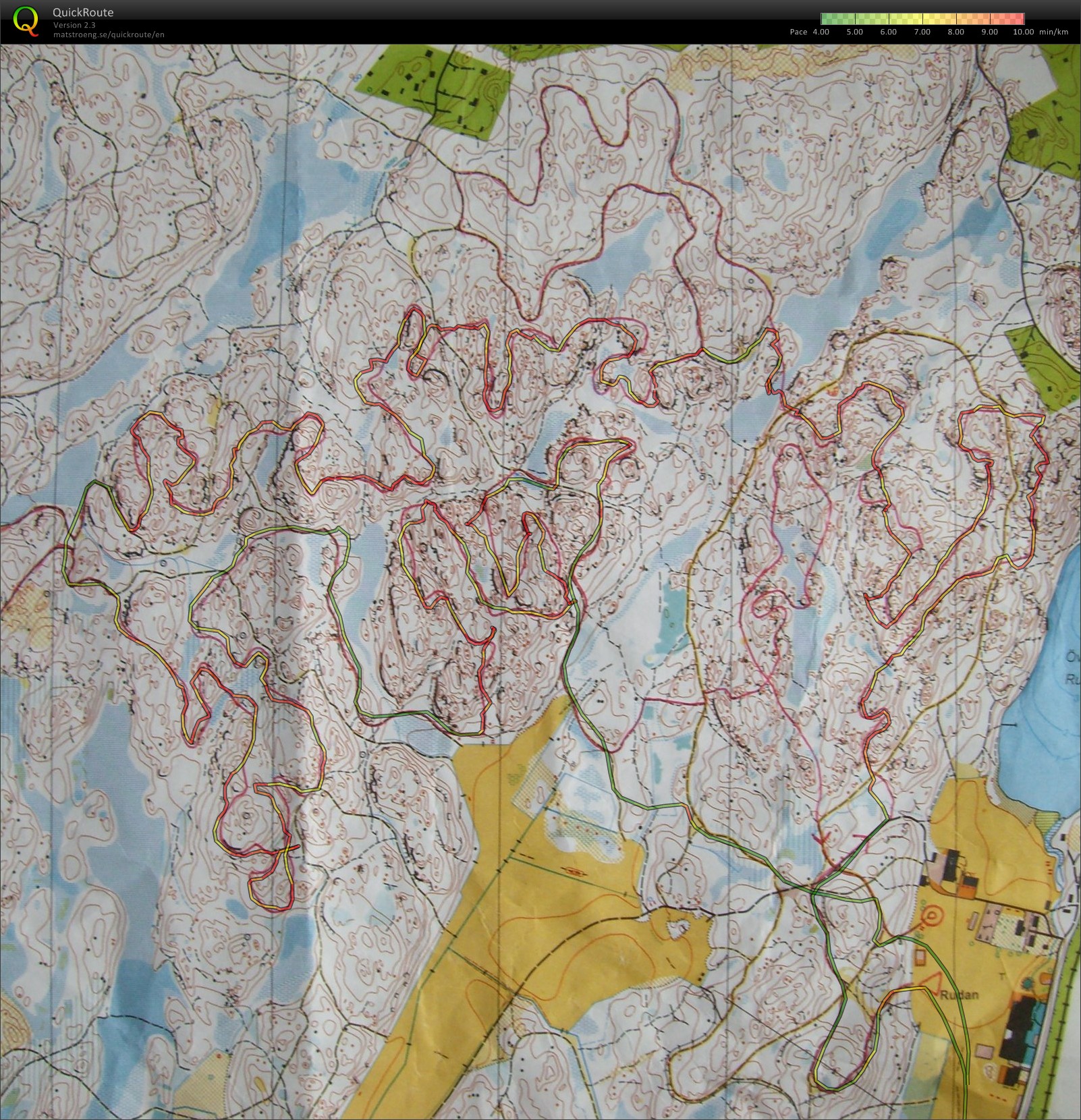 Line Orienteering Training (22-04-2010)